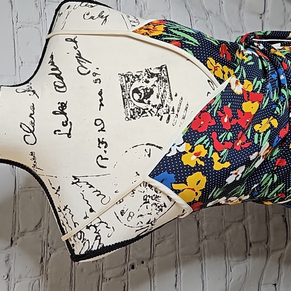 Tory Burch Floral Grotto Wrap Dress Size 8 - Picture 4 of 8